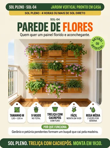 Projeto Parede de Flores