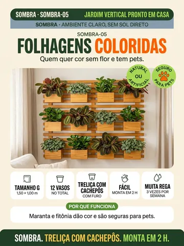 Projeto Folhagens Coloridas